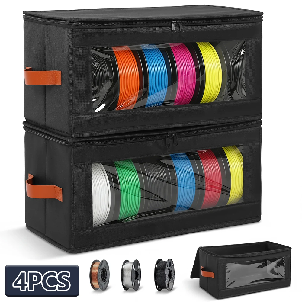 4Pcs Filament Storage Box Larg - Commercial Fabric Printing Machine ulasan dan harga