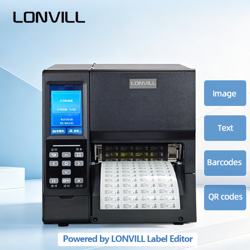 LONVILL Custom 600dpi RFID Lab - Barcode Printer ulasan dan harga