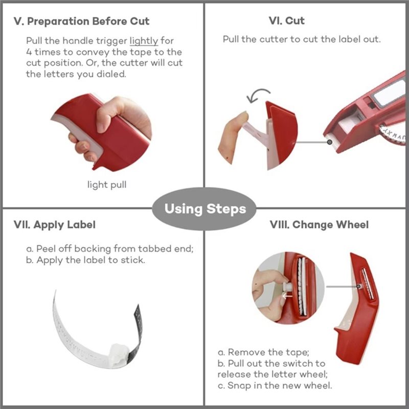 SHGO-DIY Manual Embossing Labe - Label Maker ulasan dan harga