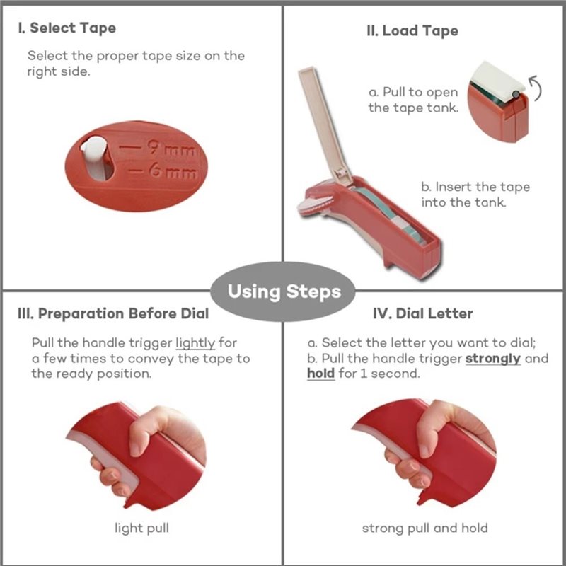SHGO-DIY Manual Embossing Labe - Label Maker ulasan dan harga