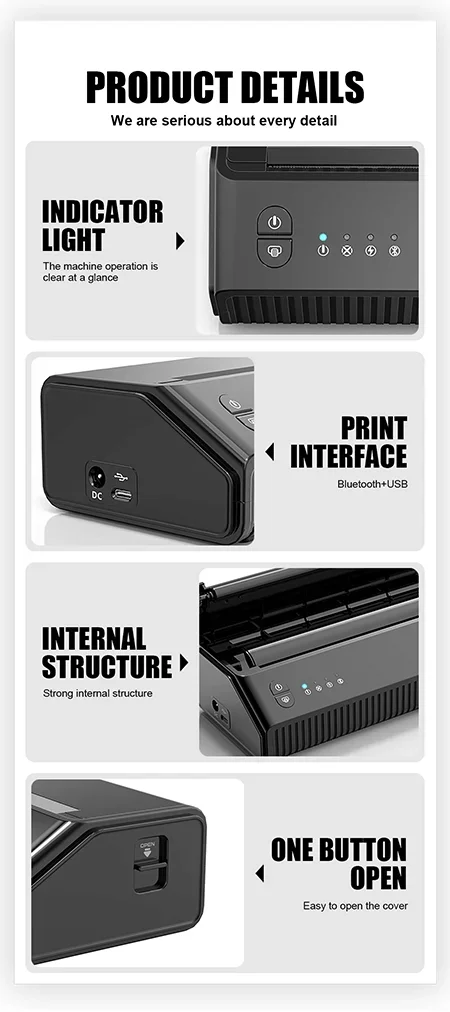 MHT-P8008  thermal tattoo tran - Thermal Printer ulasan dan harga