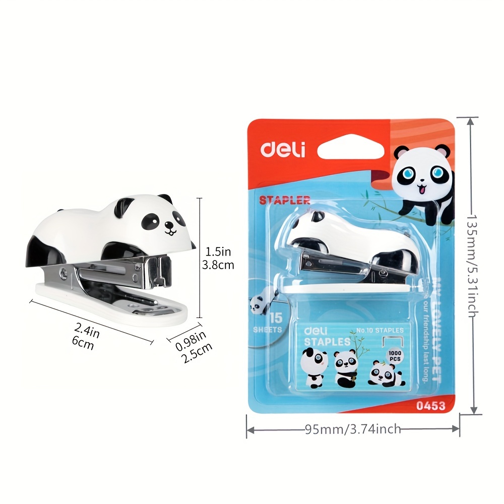 DELI Cartoon Mini Stapler Set  - Stapler Heavy Duty ulasan dan harga
