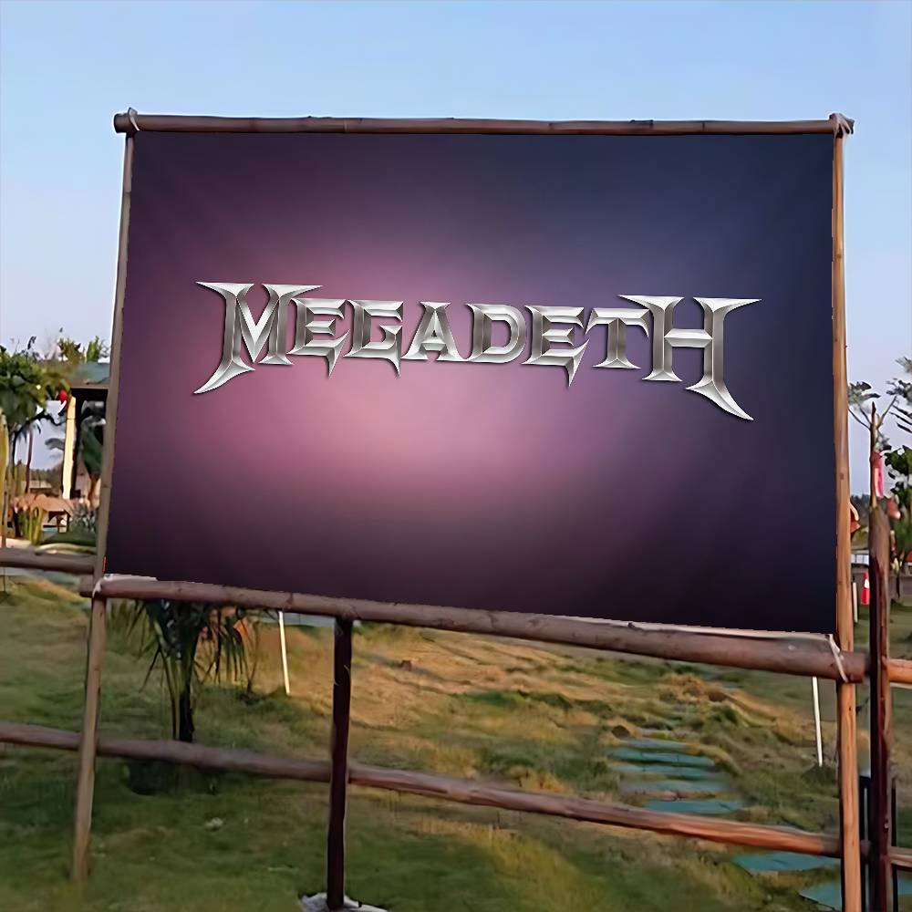 Rock Metal Band M-Megadeth Adv - Commercial Printing Company ulasan dan harga