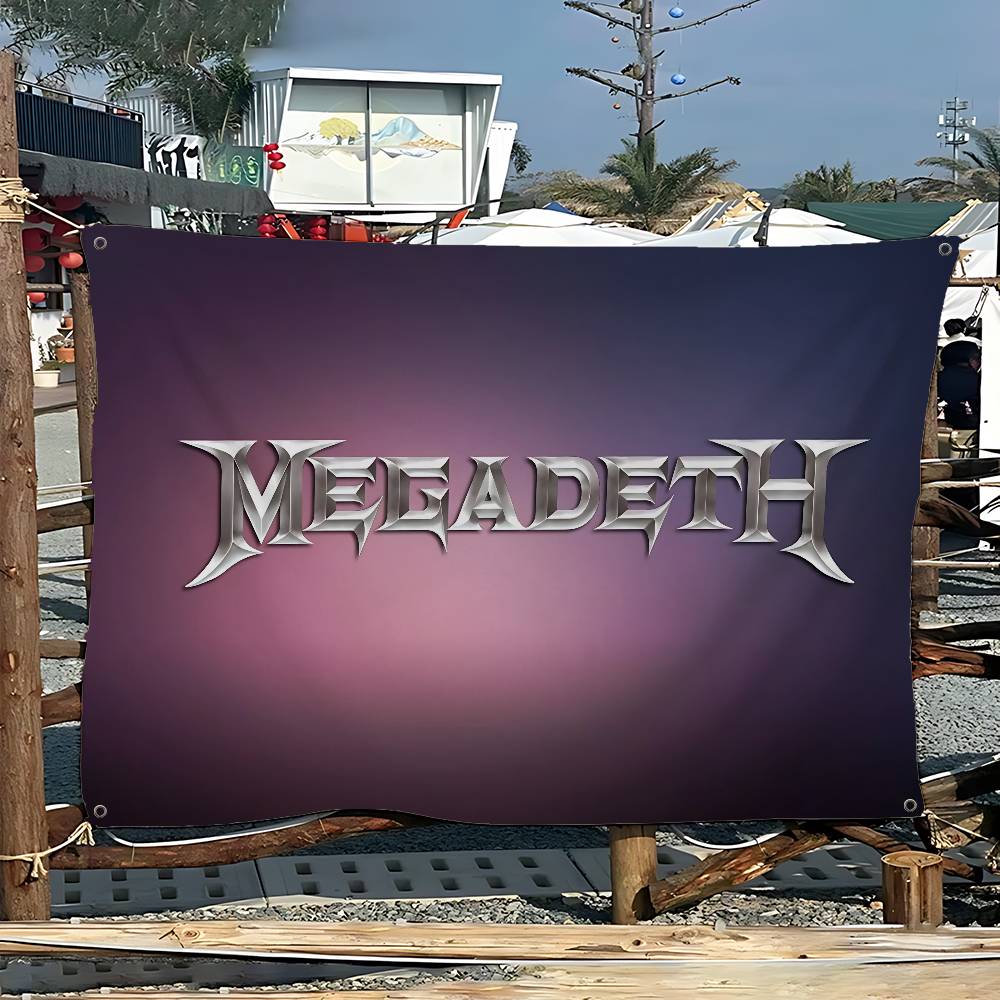 Rock Metal Band M-Megadeth Adv - Commercial Printing Company ulasan dan harga